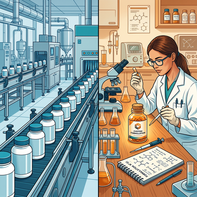 White-Label vs. Custom Supplement Formulation: The Real Differences Explained