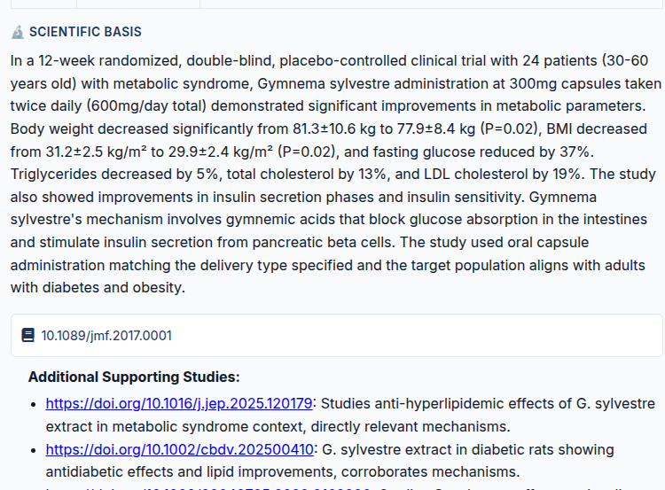 Scientific Literature Screenshot